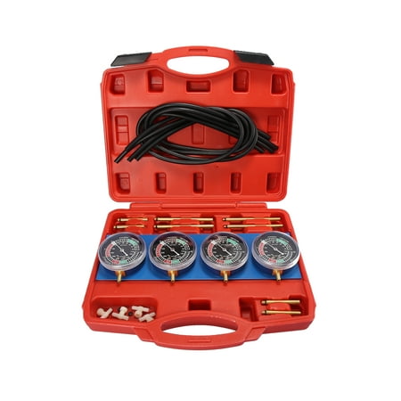 Universal Motorcycle Fuel Vacuum Carburetor Synchronizer Calibrating Tool Kit Balancer Carb Balancing Gauge Set for Honda for Yamaha for Kawasaki