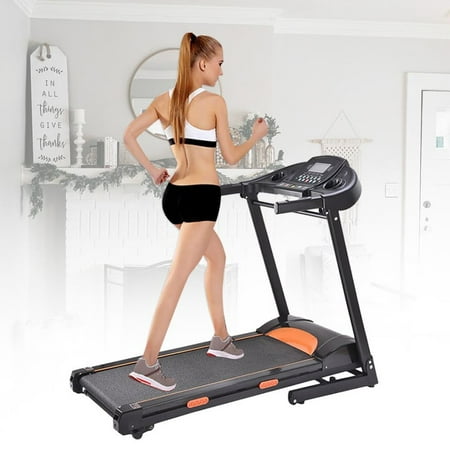 Electric treadmill Machine 1000W Folding Treadmill WT508 Motorized Running Machine Jogging machine 110V with LED display screen