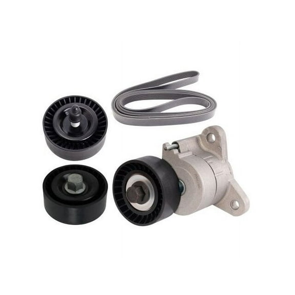 Accessory Belt Tensioner Kit - Compatible with 2008 - 2017 Jeep Patriot 2009 2010 2011 2012 2013 2014 2015 2016