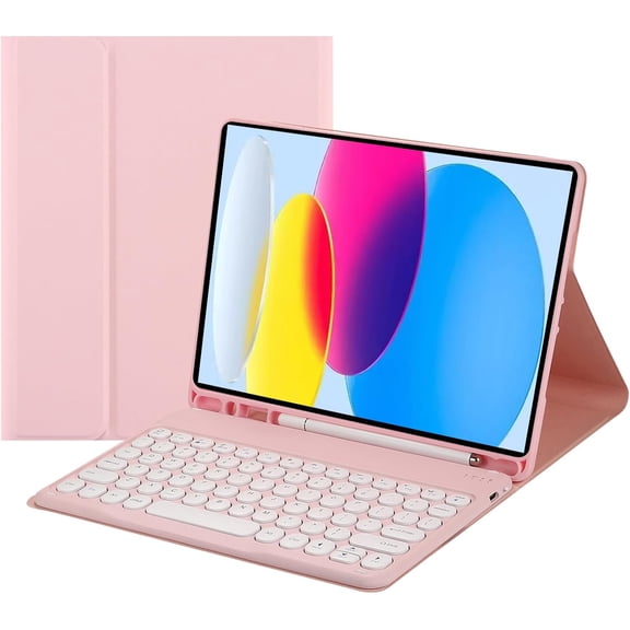 Keyboard Case for iPad 11th Gen 11 Inch 2025 and 10th Gen 10.9 Inch (Black) | Detachable Keyboard, Pencil Holder, Slim Stand Cover, 2022 & 2025 Models
