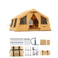 thumbnail image 1 of VEVOR Inflatable Tent for Camping 12-16 Person Glamping Tent with Pump Easy Set up, 1 of 9