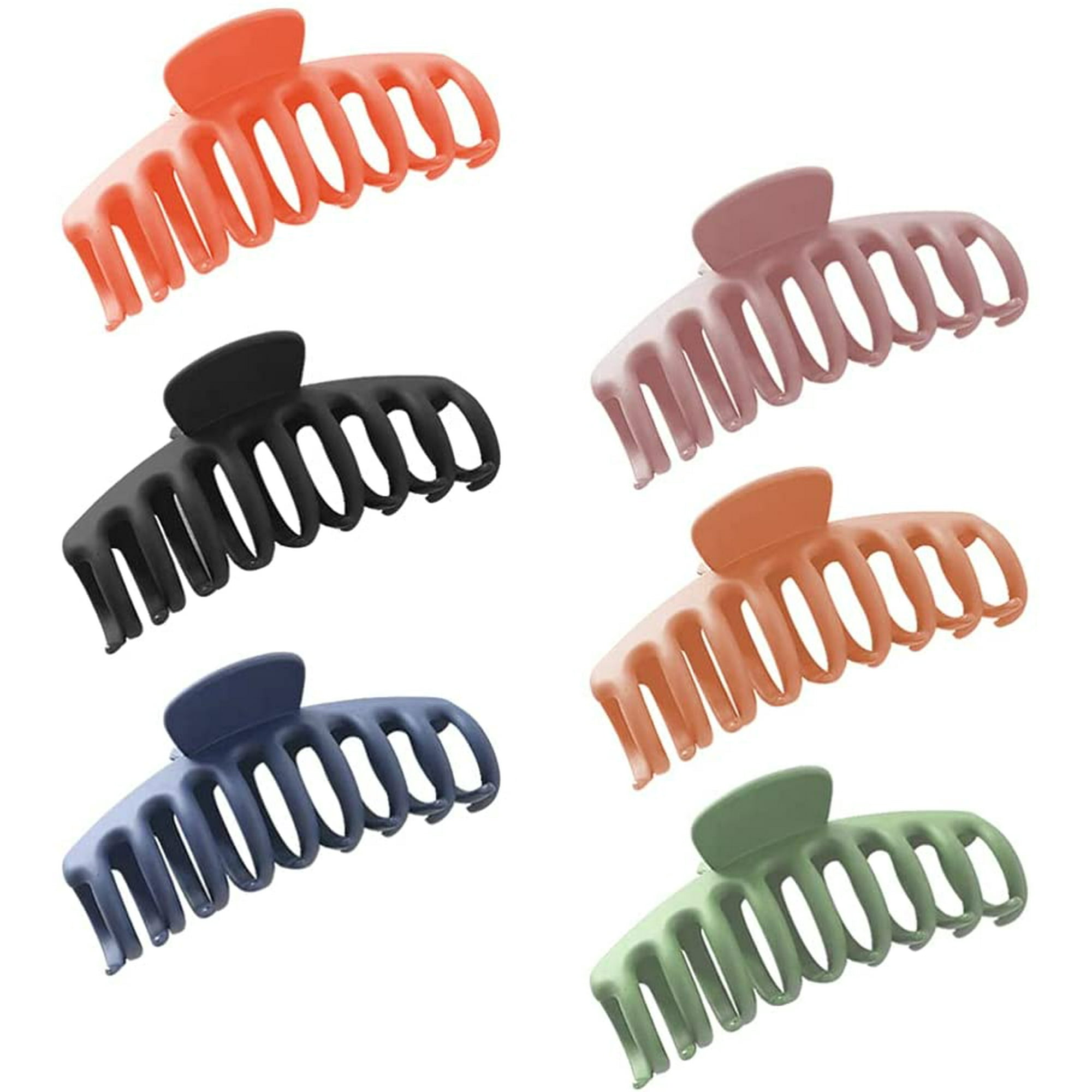 6Pcs Hair Claw Clips Large Hair Clutcher Acrylic Hair Clips Jaw Clips for Girls Women Bath Cookings | Walmart Canada 6Pcs Hair Claw Clips Large Hair Clutcher Acrylic Hair Clips Jaw Clips for Girls Women Bath Cookings | Walmart Canada