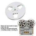 thumbnail image 4 of 1/4 5 Inch Aluminum Alloy 3 Holes Empty Tape Reel with Universal Open Reel for Tape Players, Sound Tape Empty Reel, Improve Sound Quality, Generally Opening Machine Part, 4 of 7