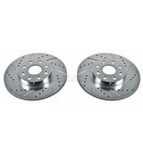Power Stop JBR936XPR Evolution Drilled & Slotted Rotors -Rear