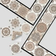 thumbnail image 4 of 24 Pieces Moroccan Wallpaper Tile Stickers Self Adhesive Removable Wall Backsplash Heat Resistant Furniture Staircase DIY Wall Tile Decals for Kitchen Bathroom Home Decor, 4 of 9