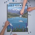 thumbnail image 3 of Lake Kaweah, California (1000 Piece Puzzle, Size 19x27, Challenging Jigsaw Puzzle for Adults and Family, Made in USA), 3 of 4