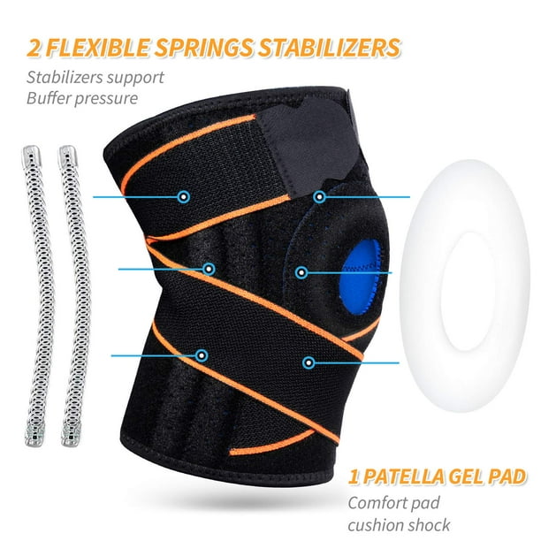 Knee Brace for Arthritis Pain and Support with Side Stabilizers