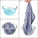 thumbnail image 4 of REGALWOVEN 6 Paquete de Toallas de Cocina de Algodón con Diseño a Cuadros Azul 11" x 16", 4 of 6