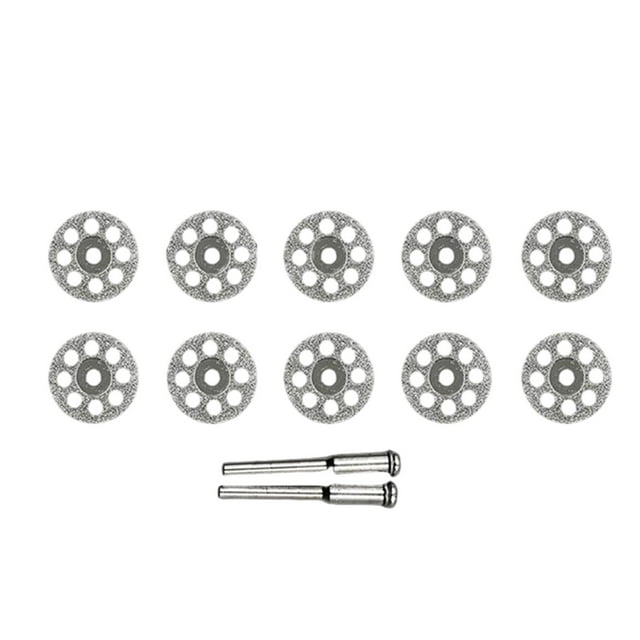 10 Pcs Outil Disques de Coupe Circulaires pour Mandrin