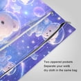 thumbnail image 3 of 2 Pack Wet Dry Bags,Dreamy Space Teddy Bears Waterproof Reusable Dual Zipper Bags for Swimwear, Gym Clothes, Toiletries, Baby Diapers, 3 of 8