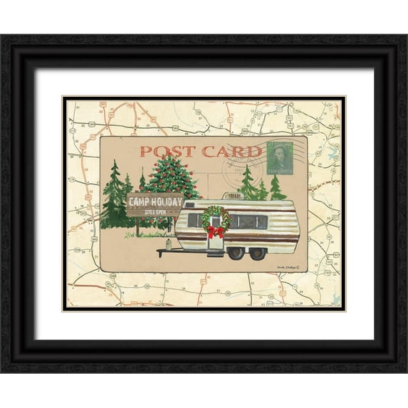 Phillips, Anita 24x19 Black Ornate Wood Framed with Double Matting Museum Art Print Titled - Postcard I