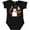 AB-Black, variant on Inktastic Top Hat Snowman with Christmas Tree and Candy Cane Boys or Girls Baby Bodysuit
