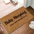 thumbnail image 5 of 16x24 Inch Coir Door Mat Outside Entrance Outdoor Welcome Mats for Front Door Spring Rugs for Home Durable and Anti Slip Mats Outdoor or Entryway Rug Doormat for Indoor or Outdoor Use, Baby Sleeping, 5 of 5