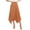 Khaki, variant on Women's High Waist Pleated A-Line Flowy Skirt, Solid Color Elegant Irregular Midi Skirts S