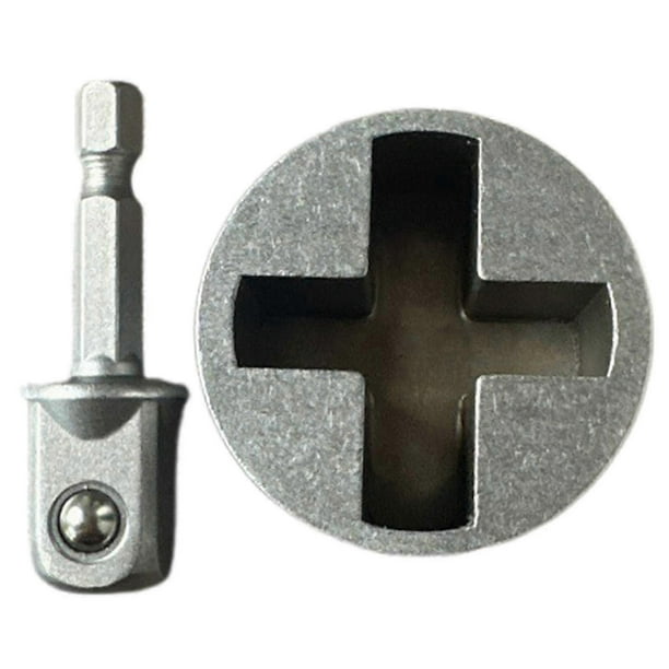 Heavy-Duty Socket Adapter for Scissor Jack, Easy-Use Labor-Saving Tool, High-Strength Rust-Proof, DIY Car Repair and Maintenance