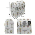 thumbnail image 4 of Colorful Stand Mixer Cover, Cocktail Drinks Alcohol Booze Ice Cream Party Vibes Wineglass Dessert Illustration, Kitchen Appliance Organizer Bag Cover with Pockets, 5 Quarts, Multicolor, by Ambesonne, 4 of 4