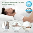 thumbnail image 7 of Shredded Memory Foam Pillow for Sleeping, Soft Adjustable Bed Pillows with Washable Bamboo Pillow Cover for Back & Side Sleepers, CertiPUR-US (Queen), 7 of 7