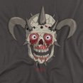 thumbnail image 2 of Metalocalypse Facebones Women's T Shirt, Charcoal, Small, 2 of 6