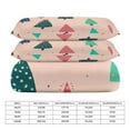 thumbnail image 3 of Snowman Christmas Tree Elk Bedding Set with Zipper Closure for Girls & Boys, 3 of 6
