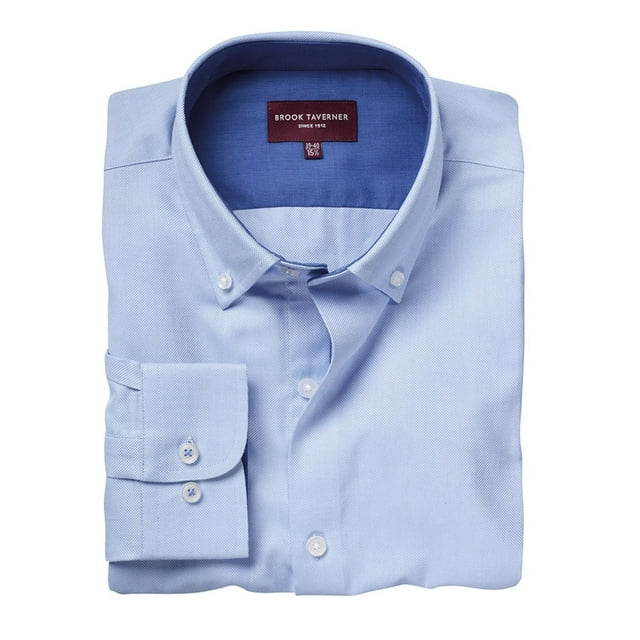 Brook Taverner Mens Toronto Long Sleeve Oxford Shirt