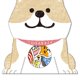 thumbnail image 2 of 30 Uds Collage diario pegatina creativa perro lindo pegatina Kawaii para botella de cuaderno, 2 of 7