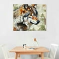 thumbnail image 2 of Orinice Wolf Fine Art Aesthetic Poster & Print Wall Painting for Classroom Kitchen Office Farmhouse Bathroom Room Decor Pictures Wall Art Painting Wall Decor for Bathroom Canvas Living Room, 2 of 6