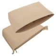 thumbnail image 3 of LEORX 2 Pcs Mini Toiletry Felt Liner Bag Cosmetics Purse Insert Work 22X14CM Beige, 3 of 8