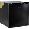 thumbnail image 1 of Frigobar Cuory refrigerador Portátil Mini congelador Compacto Una Puerta Acero Inoxidable 46 Litros 1.6 Pies negro, 1 of 5