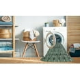 thumbnail image 2 of Ahgly Company Machine Washable Indoor Rectangle Transitional Medium Forest Green Area Rugs, 2' x 4', 2 of 7