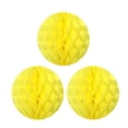thumbnail image 1 of Wrapables® 12" Set of 3 Tissue Honeycomb Ball Party Decorations for Weddings, Birthday Parties, Baby Showers, and Nursery Décor, Yellow, 1 of 3
