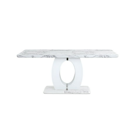 Marble Bedroom Furniture - Global Furniture Faux Marble Pedestal Ba