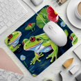 thumbnail image 2 of Frog Printed Square Gaming Mouse Pad, Non-Slip Rubber Bottom Mouse Mat for Office, 8.3x9.8 Inch, 2 of 6
