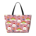 thumbnail image 2 of Disketp Cartoon Chicken Bolsa de Playa de Gran Capacidad, Bolso Impermeable y a Prueba de Arena para Mujer, Ideal para Playa, Piscina y Natación, 2 of 7