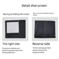 thumbnail image 2 of 150 Inch Portable Projector Screen 16:9 Simple Projector Curtain High Density Soft Projection Screen for Home Office, 2 of 7