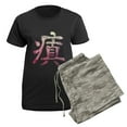 thumbnail image 5 of CafePress - Kanji Insane Pajamas - Women's Short Sleeve Print T-Shirt and Pants Dark Cotton Pajama Set, 5 of 7