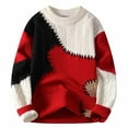 thumbnail image 1 of RKSTN Chandails pour Hommes, Col Rond, Manches Longues, Mode Décontractée, Automne, 1 of 2