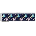 thumbnail image 3 of Cartoon Sofa Upholstery Fabric by the Yard, Night Sky Demonstration of Floating Unicorns Stars Polka Dots Theme, Decorative Fabric for DIY and Home Accents, Multicolor by Ambesonne, 3 of 5