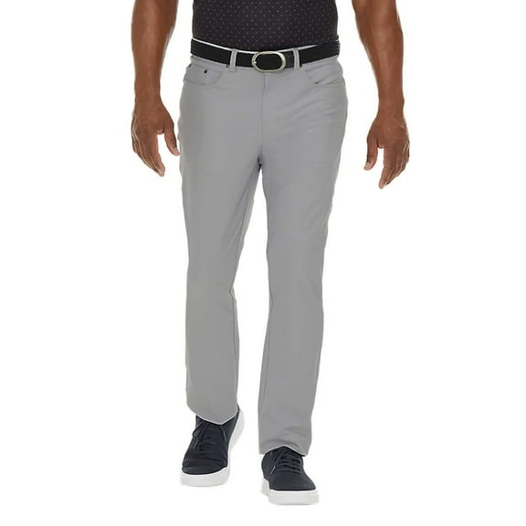 Greg Norman ML75 Performance Men's Pant |5 Pocket Pant |ML75 - Gray 30W X 32L