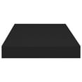 thumbnail image 3 of vidaXL Floating Wall Shelves 4 pcs Black 50x23x3.8 cm MDF, 3 of 5