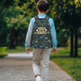 thumbnail image 3 of Aplkyhs Cartoon Dinosaurs School Backpack for Boys Girls Ages 6-18 Large Capacity Water Resistant Bookbag for Elementary Middle High School Daily Use, 3 of 7