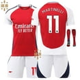 thumbnail image 1 of 2425 Maillot Arsenal 7 Saka 8 Odegaard 9 Jesus 11 Martinelli Ensemble d'Uniforme de Football Domicile, 1 of 1