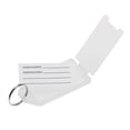 thumbnail image 4 of Uxcell 56x29mm Plastic Key Tags with Split Keyring White 10 Count, 4 of 4