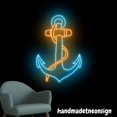 thumbnail image 4 of Handmadetneonsign Anchor Neon Sign, Anchor Wall Art Decor, Anchor Home Wall Decor Light 038965, 4 of 5