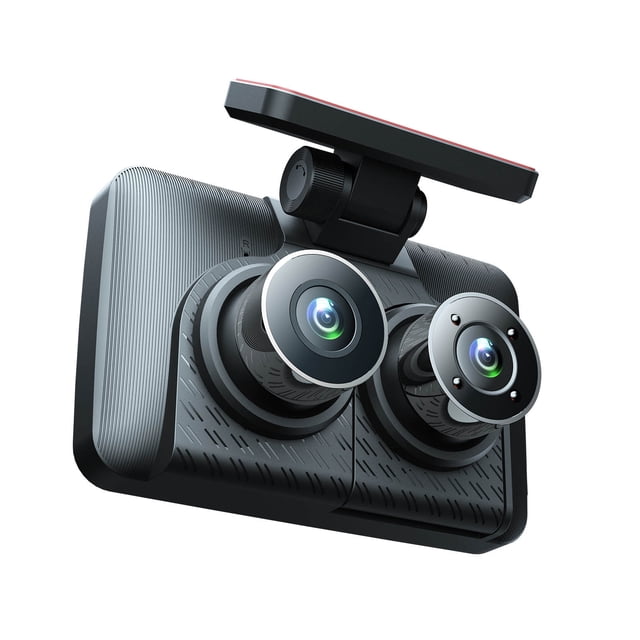 Cámara de salpicadero Pisexur para hombre, versión WIFI, frontal y trasera, FHD 1080P, pantalla de 4 pulgadas, gran angular, visión nocturna, grabación en bucle, electrónica para niños, organizador d