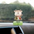 thumbnail image 3 of Juguetes con cabeza oscilante, lindas muñecas con cabeza temblorosa, linda muñeca bailarina para decoración de coche. Ciervo, 3 of 7
