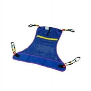 BestCare Invacare Compatible Mesh Full Body Slings Medium with Commode Opening - SL-R114