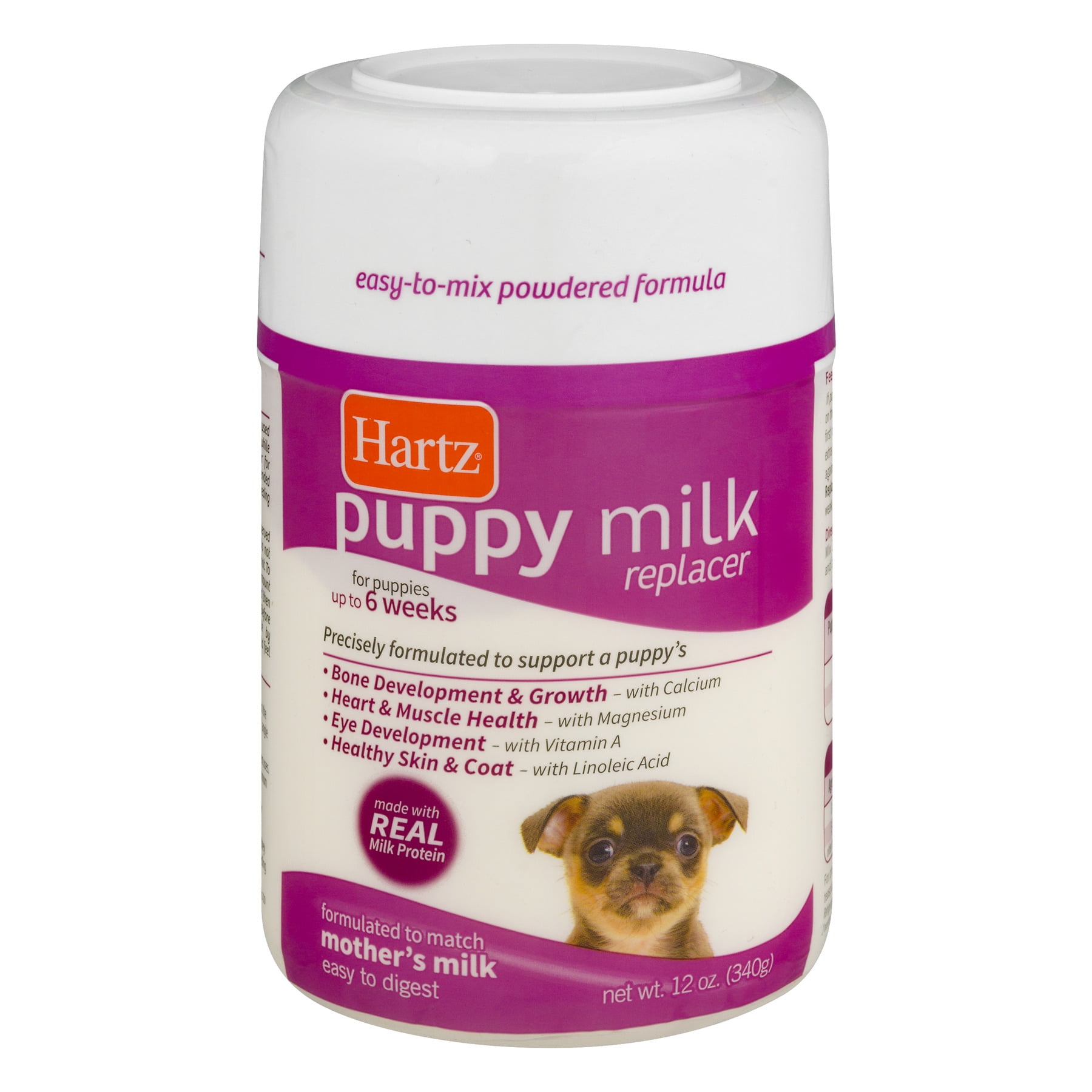 Hartz Powdered Puppy Milk Replacer Formula - 12 oz