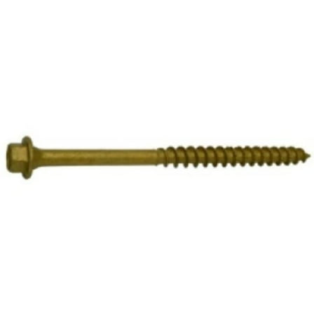 0.25 x 4 in. Star Drive Hex Timber Screw, Tan - XL1500