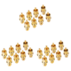 thumbnail image 1 of Tapas Protectoras RCA Chapadas en Oro Tapón Ruido Tapa Cobre Antipolvo (Oro 8PCS), 1 of 5
