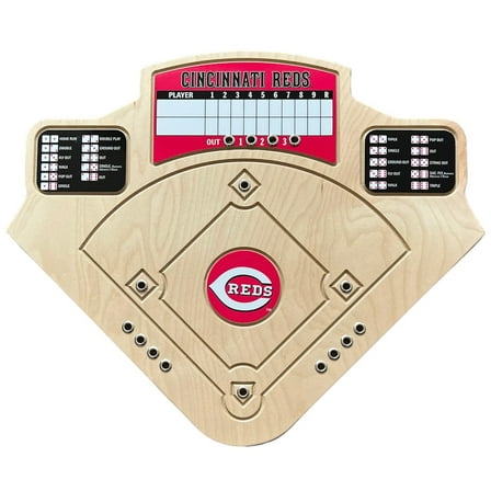 Cincinnati Reds Handcrafted Wood Baseball Game